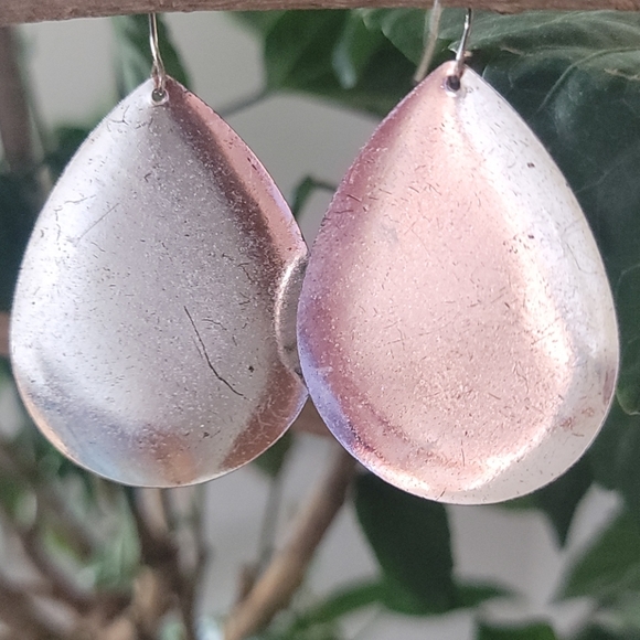 Floral Teardrop Earrings - Picture 4 of 4